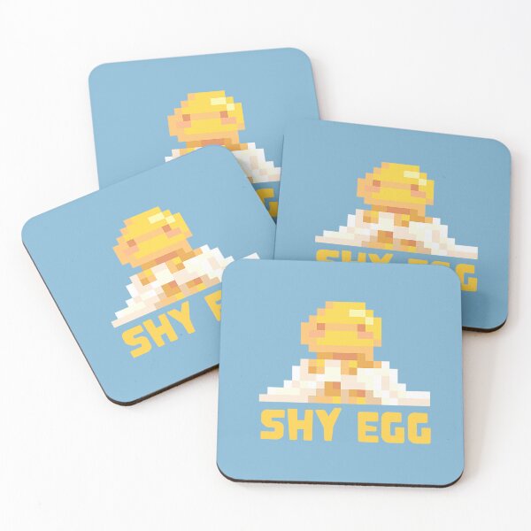 Item preview, Shy Egg 8-Bit Pixel Art designed and sold by PaperRain.