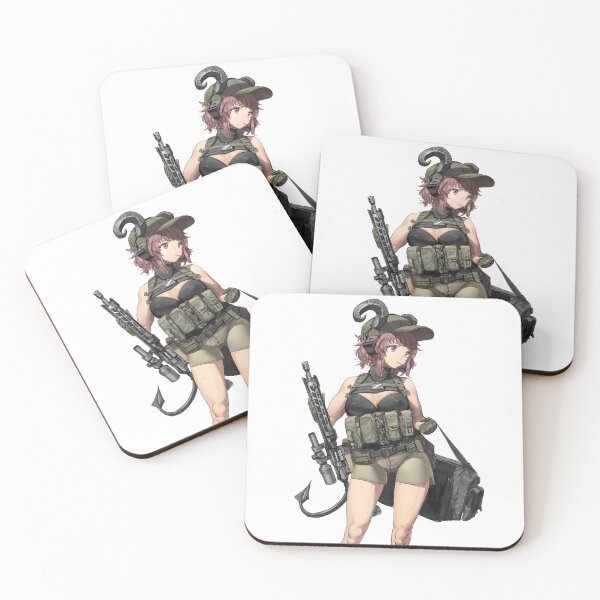 Item preview, Military Anime Girl designed and sold by kittiescuties.
