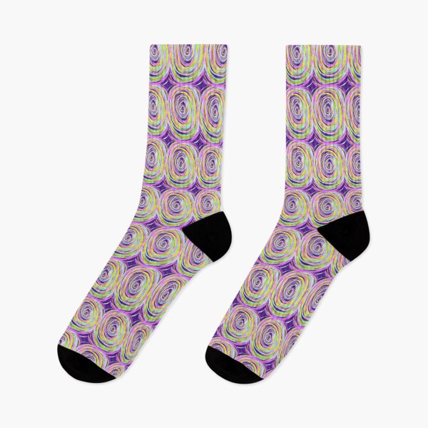 Item preview, Pink On Purple Abstract Multicoloured Spiral Small designed and sold by Inky-elinky.
