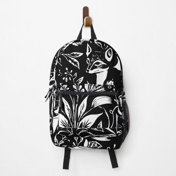 Item preview, Adorable Foxes William Morris Etching Style  designed and sold by Thread Bubbler.
