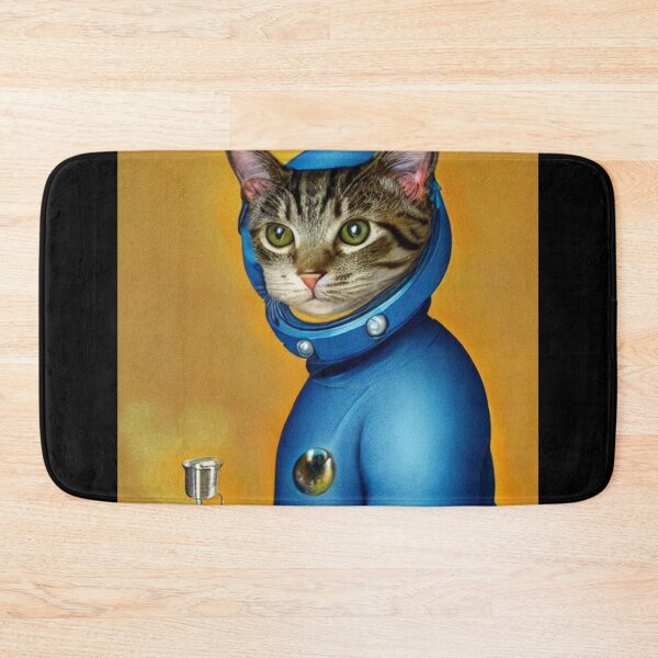 Item preview, Cute Adorable Astronaut Cat wearing a Spacesuit | Space Cat Portrait | Original digital art designed and sold by ArtworkbyEmmy.