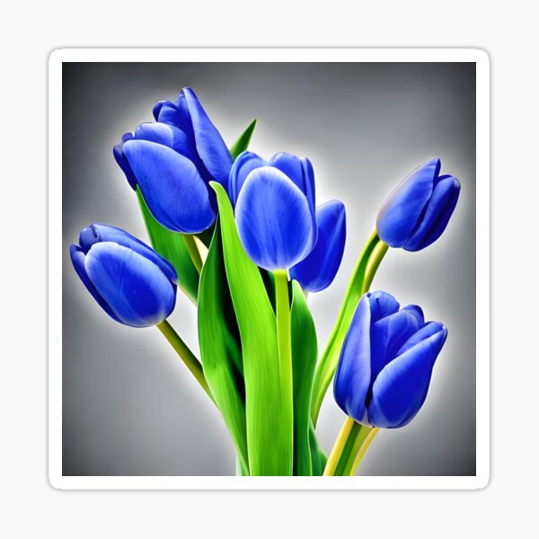 在庫なし】 Blue tulips シーグラスアート | rpagrimensura.com.ar