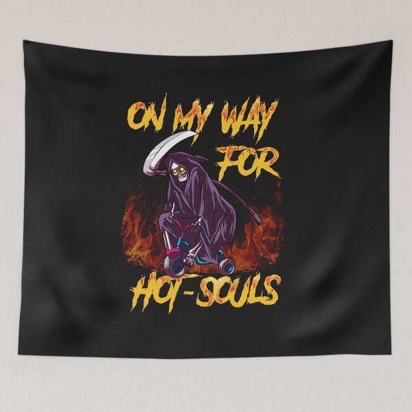 Item preview, Grim Reaper On my Way for Hot Souls - Funny Grim Reaper designed and sold by woormle.