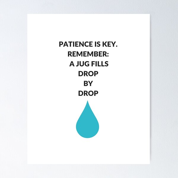 Item preview, Buddhist quote - Patience is key - Buddha  designed and sold by Inspirationmotivation.