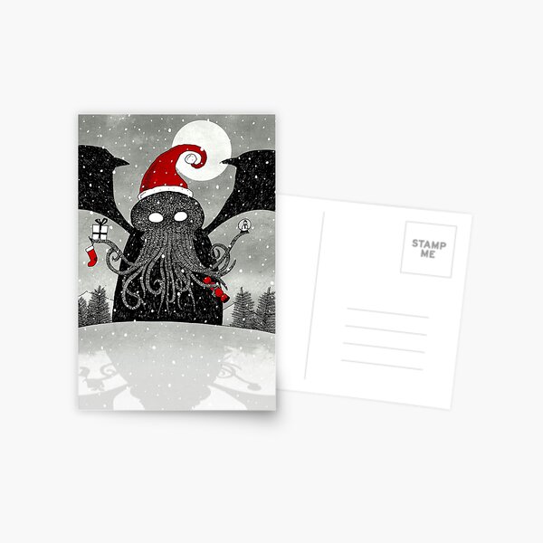 A Cthulhu Christmas Postcard