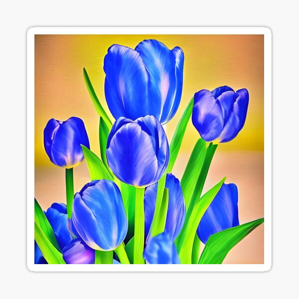 在庫なし】 Blue tulips シーグラスアート | rpagrimensura.com.ar