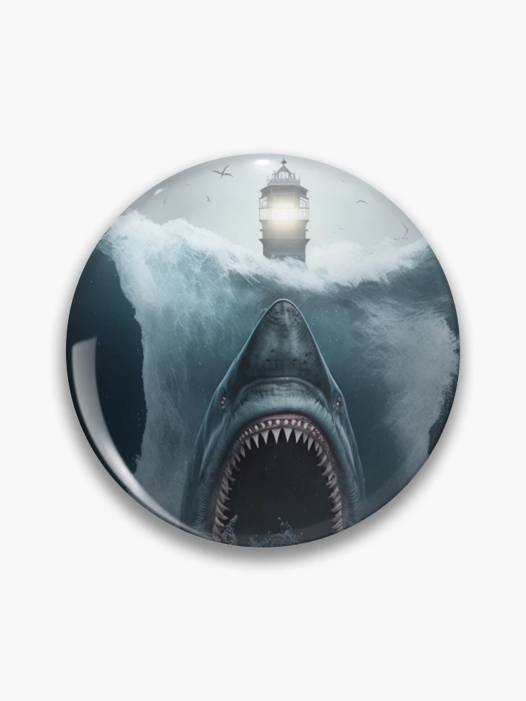 Shark Attack Pin