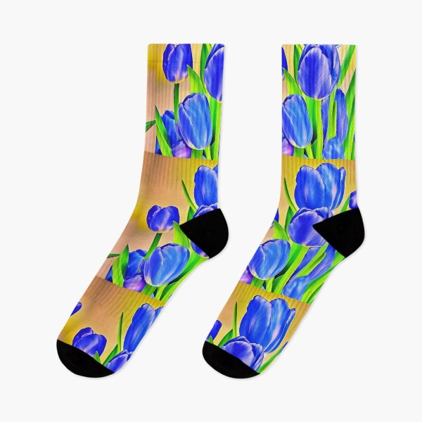 Item preview, Beautiful blue tulips artwork designed and sold by gramizzia.