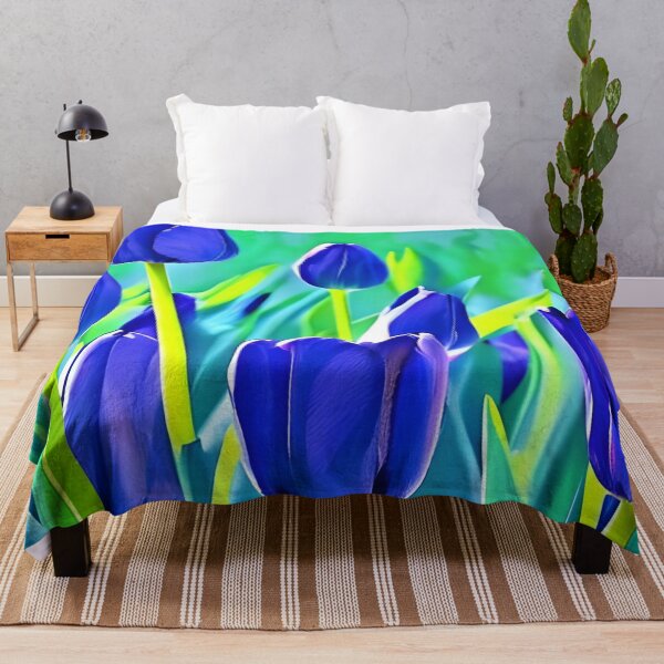 Item preview, Beautiful blue tulips artwork designed and sold by gramizzia.