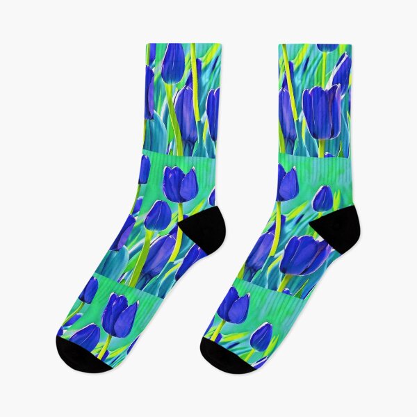 Item preview, Beautiful blue tulips artwork designed and sold by gramizzia.
