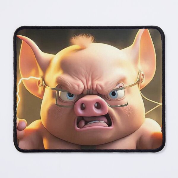 Item preview, Cute angry animal sign Chinese Calendar PIG designed and sold by Magdalineshop.