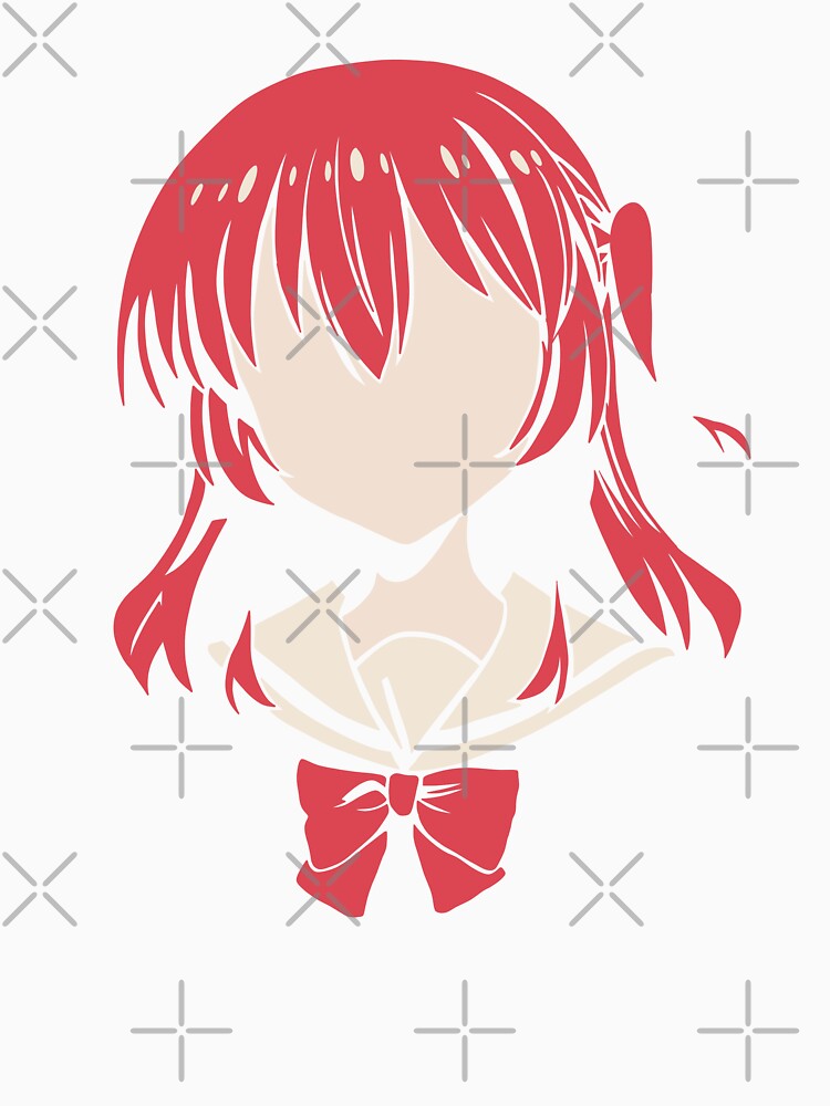 Bocchi the Rock Anime Characters Red Haired Girl Ikuyo Kita Pfp in  Minimalist Vector Art (Transparent) Kids T-Shirt for Sale by Animangapoi