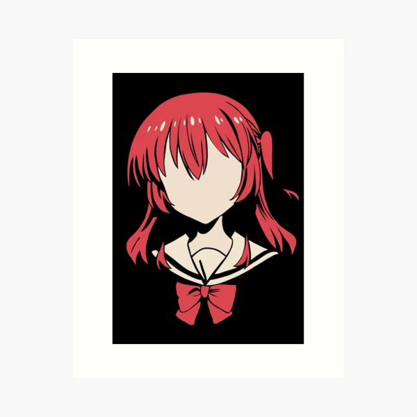 Bocchi the Rock Anime Characters Red Haired Girl Ikuyo Kita Pfp in  Minimalist Vector Art (Transparent) - Bocchi The Rock - Pin