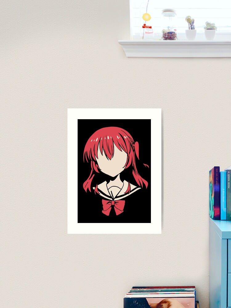 Bocchi the Rock Anime Characters Red Haired Girl Ikuyo Kita Pfp in  Minimalist Vector Art (Transparent) - Bocchi The Rock - Posters and Art  Prints