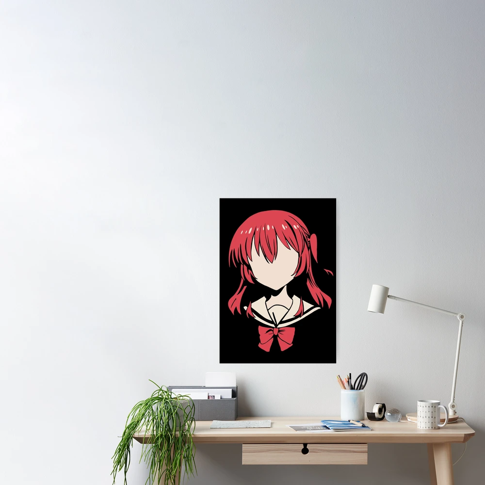 Bocchi the Rock Anime Characters Red Haired Girl Ikuyo Kita Pfp in  Minimalist Vector Art (Transparent) - Bocchi The Rock - Pin