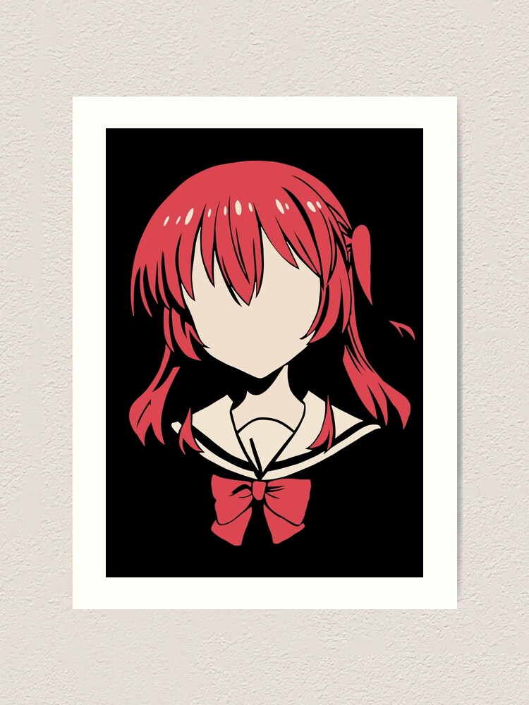 Bocchi the Rock Anime Characters Red Haired Girl Ikuyo Kita Pfp in  Minimalist Vector Art (Transparent) - Bocchi The Rock - Pin