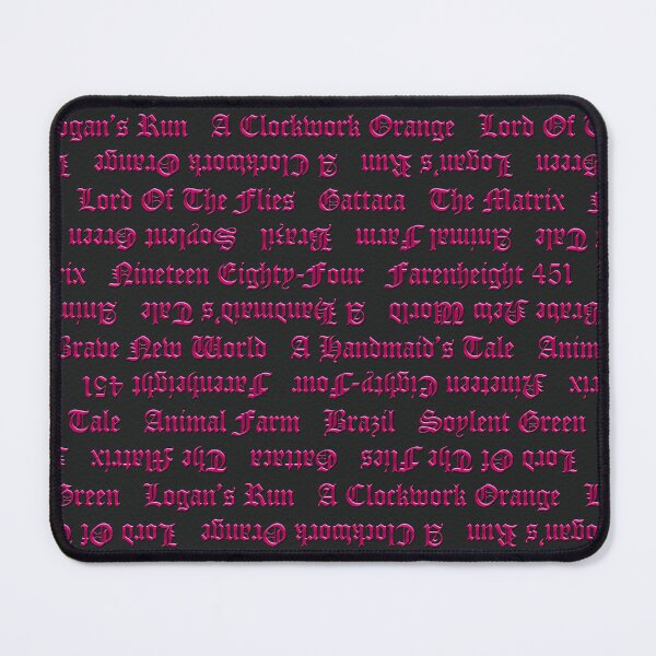 Item preview, Dystopian Fiction Couture Print - Black Pink designed and sold by AuntieVaxxer Official Shop.