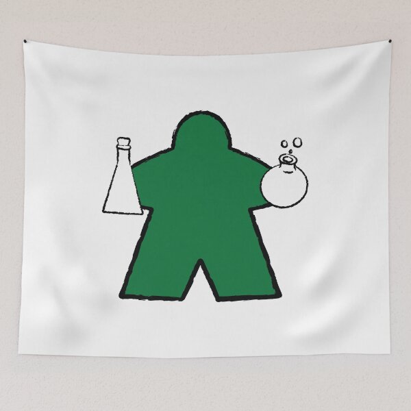 Item preview, Emerald Alchemist Meeple! designed and sold by BaronsGames.