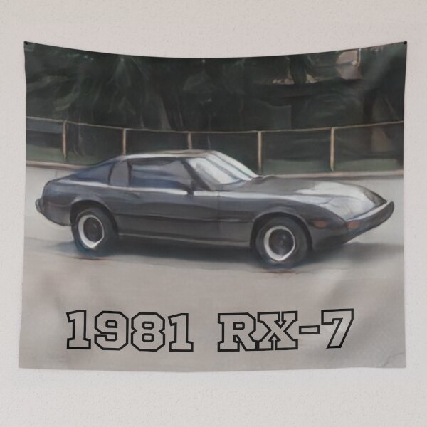 Item preview, 1981 Mazda RX-7 - Cartoon Design designed and sold by Trevor1984.