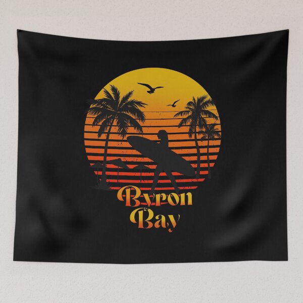 Item preview,  Retro Byron bay sunset surfer design  designed and sold by TipTopTapo.