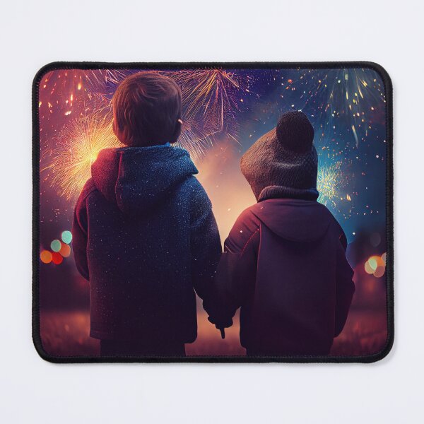 Item preview, Siblings at the Firework Display designed and sold by LukeAiWalker.