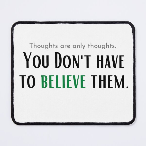 Item preview, Thoughts Are Only Thoughts designed and sold by quoteworthy.