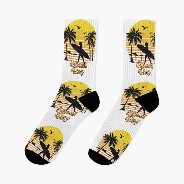Item preview,  Retro Shoal bay sunset surfer design  designed and sold by TipTopTapo.