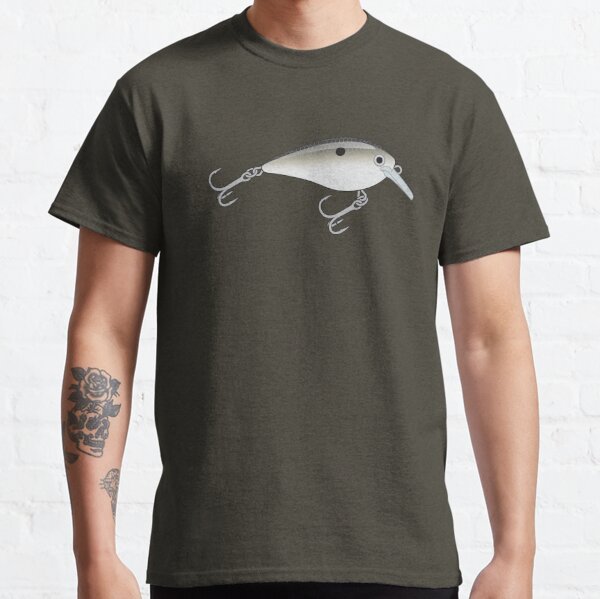 Crankbait, Men's Classic Fishing T-Shirt