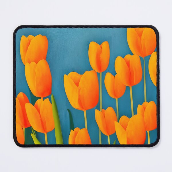 Item preview, Beautiful orange tulips artwork designed and sold by gramizzia.
