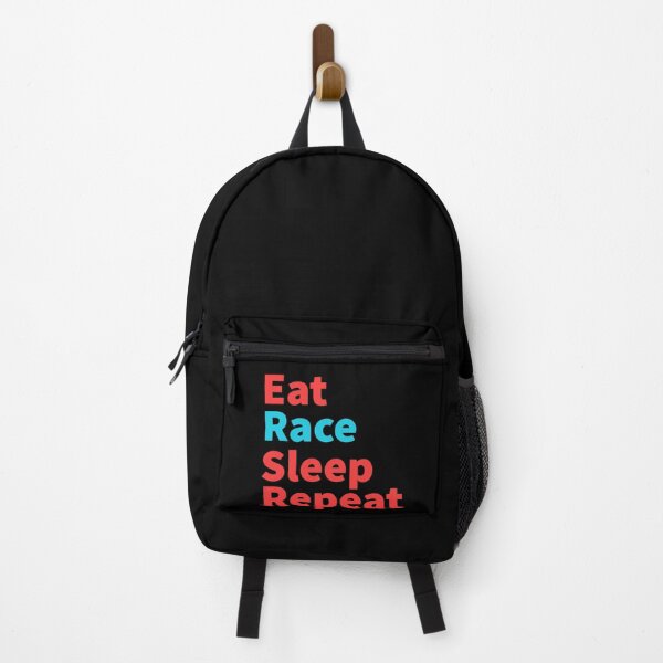 Item preview, Eat race sleep repeat-competitive red and blue designed and sold by Master4art.