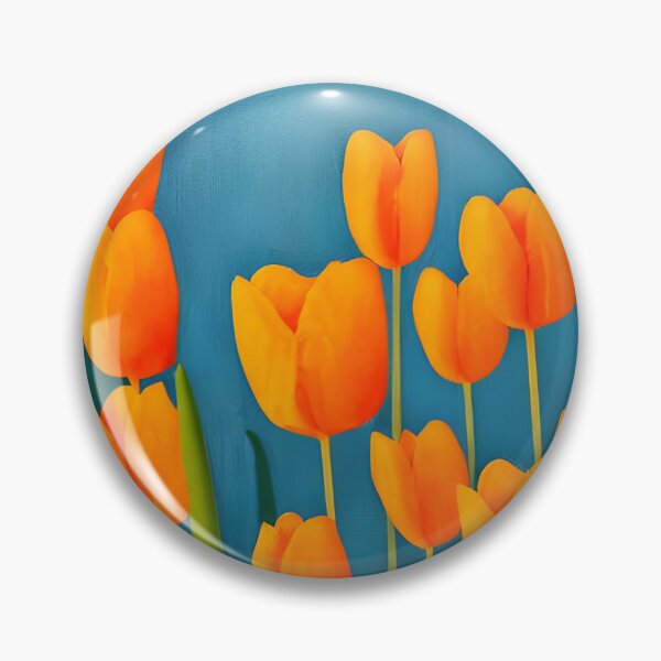 Item preview, Beautiful orange tulips artwork designed and sold by gramizzia.