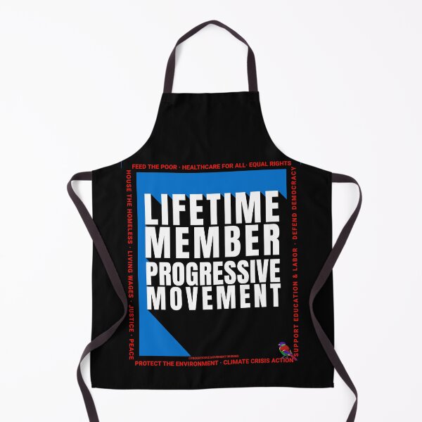 Item preview, PMD00216 Progressive Movement Designs Lifetime Member Progressive Movement Goals con un pájaro de color arcoíris para progresistas designed and sold by ProgressiveLeft.