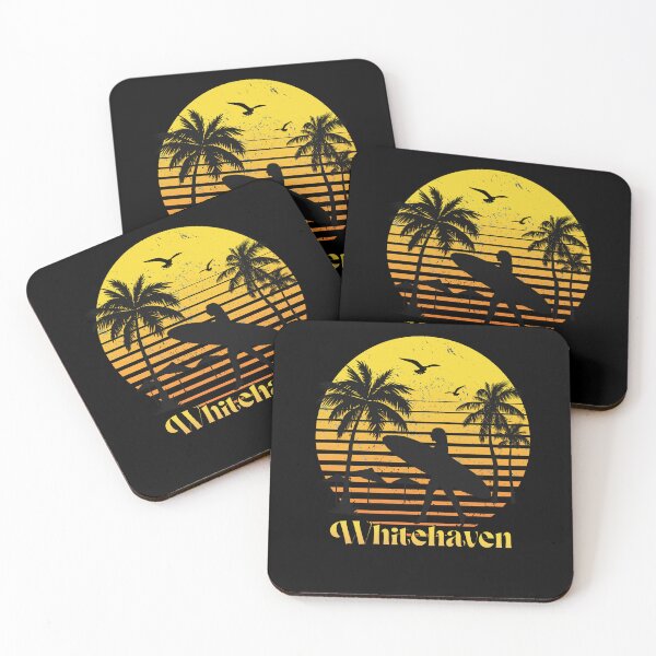 Item preview,  Retro Whitehaven sunset surfer design  designed and sold by TipTopTapo.