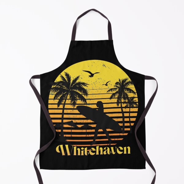 Item preview, Retro Whitehaven sunset surfer design designed and sold by TipTopTapo.
