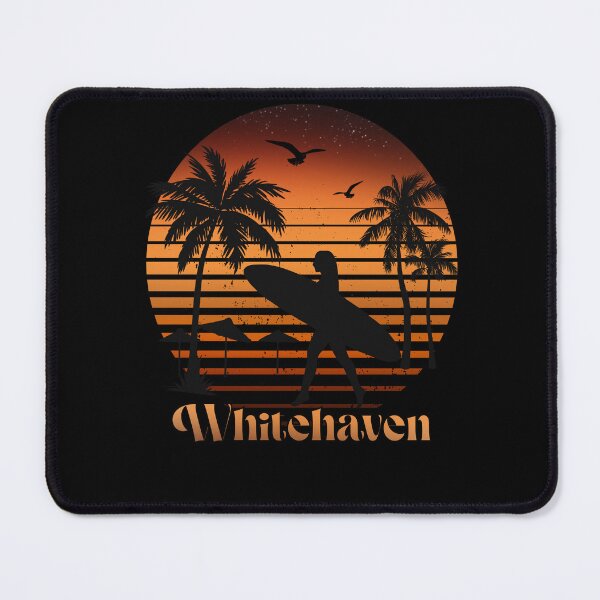 Item preview, Retro Whitehaven sunset surfer design designed and sold by TipTopTapo.