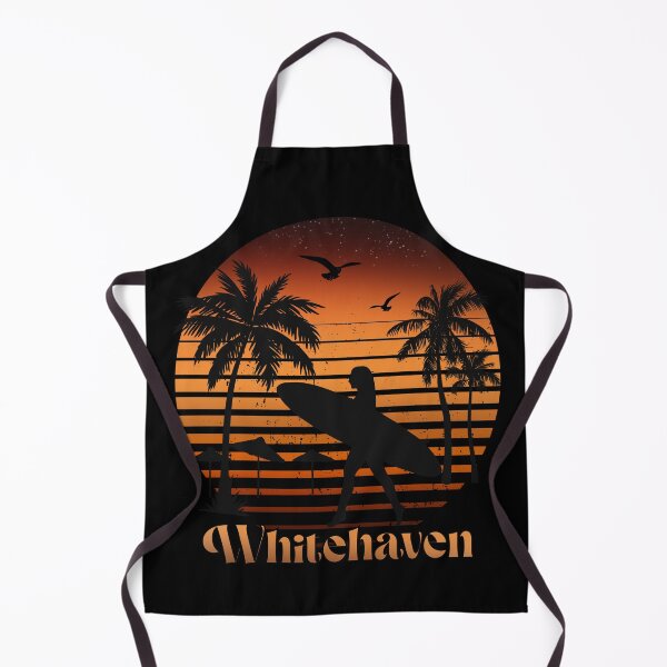 Item preview, Retro Whitehaven sunset surfer design designed and sold by TipTopTapo.