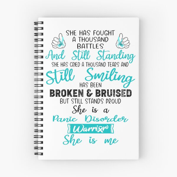 Item preview, Panic Disorder Warrior SHE IS ME - Support Panic Disorder Fighter Gifts designed and sold by Berriosly.