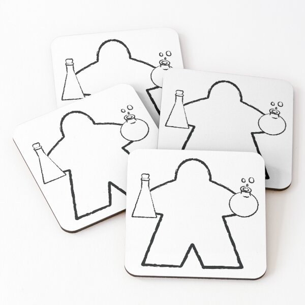 Artikelvorschau, Weißer Alchemisten-Meeple! entworfen und verkauft von BaronsGames.