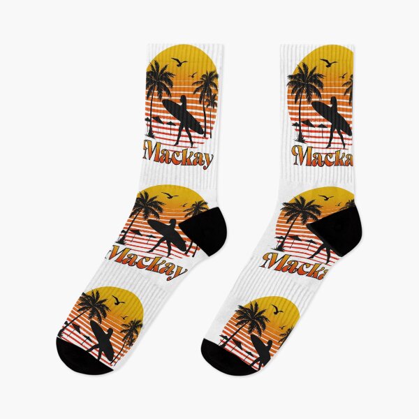 Item preview, Retro Mackay sunset surfer design  designed and sold by TipTopTapo.