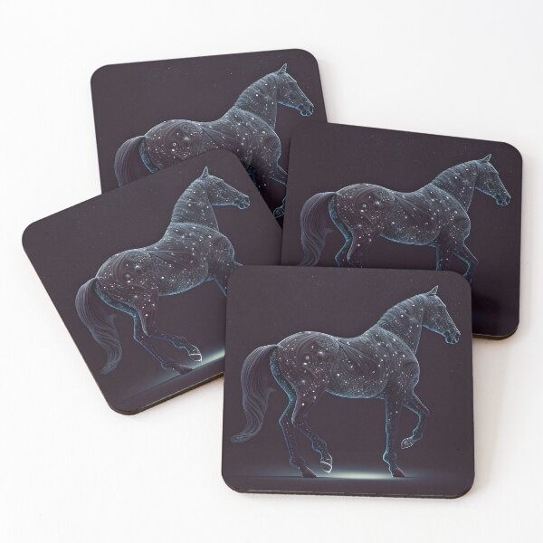 Item preview, Black horses with stars designed and sold by simoniff.