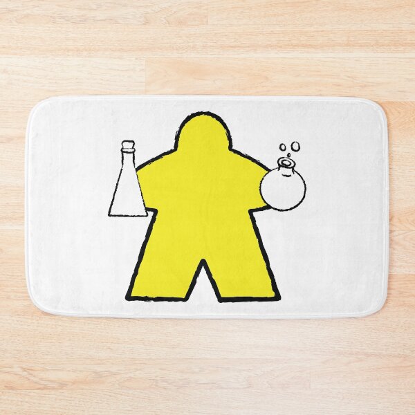 Item preview, Yellow Alchemist Meeple! designed and sold by BaronsGames.