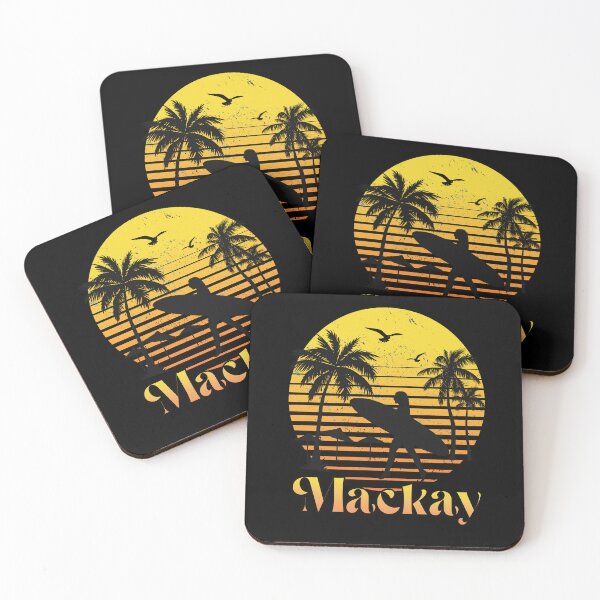 Item preview, Retro Mackay sunset surfer design  designed and sold by TipTopTapo.