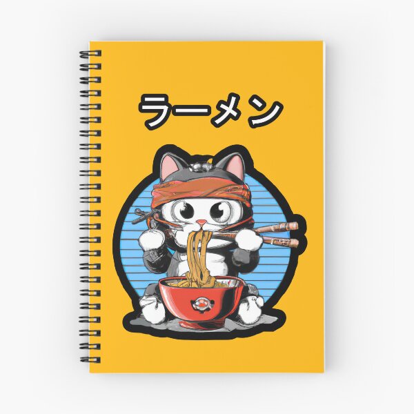 Item preview, Cute Samurai Ramen Cat designed and sold by MeowMerch.