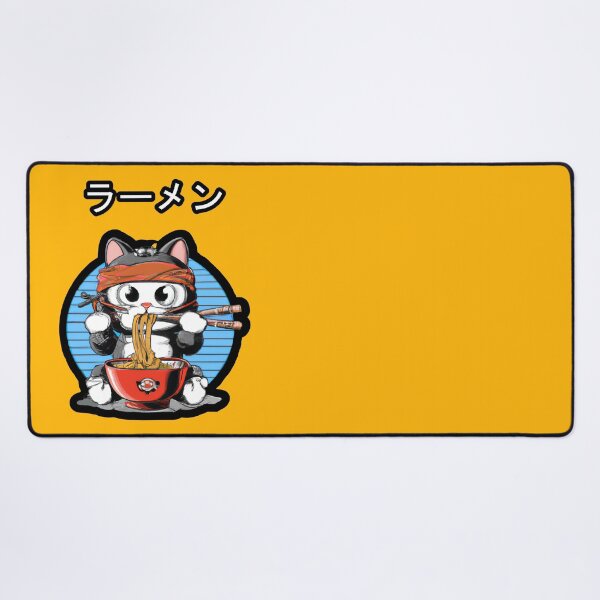 Item preview, Cute Samurai Ramen Cat designed and sold by MeowMerch.