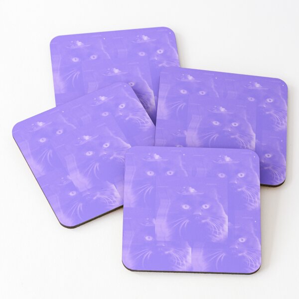 Item preview, Black Cat Overlay Tile Amethyst designed and sold by India2022.