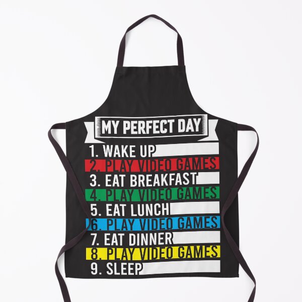 Item preview, Play video games - my perfect day designed and sold by professorguru.