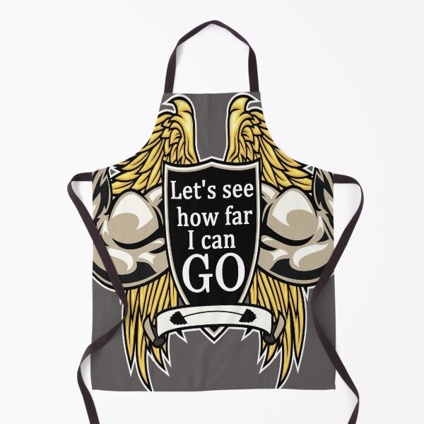 Item preview, Let's see how far I can go Powerful motivational Gym sport awesome artwork designed and sold by AssamFT.