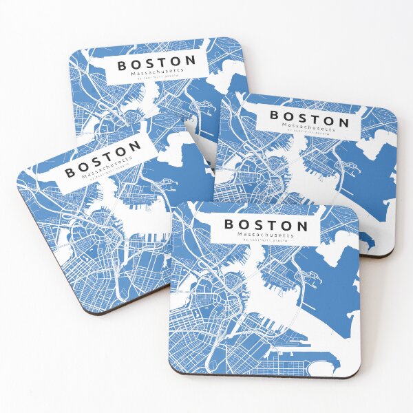 Item preview, Mapa de la ciudad de boston designed and sold by Jeanredhood.