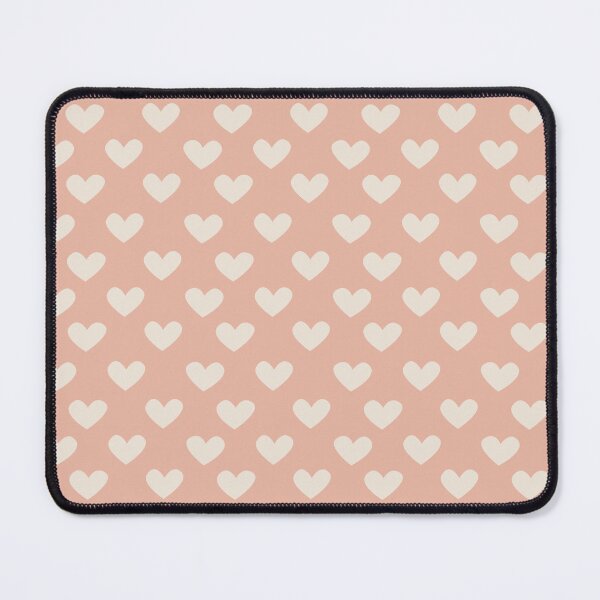 Item preview, Little Hearts - Peachy Pink designed and sold by latheandquill.