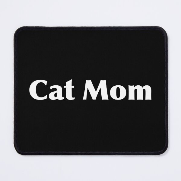 Item preview, Cat mom white letters  designed and sold by Everbluedesigns.